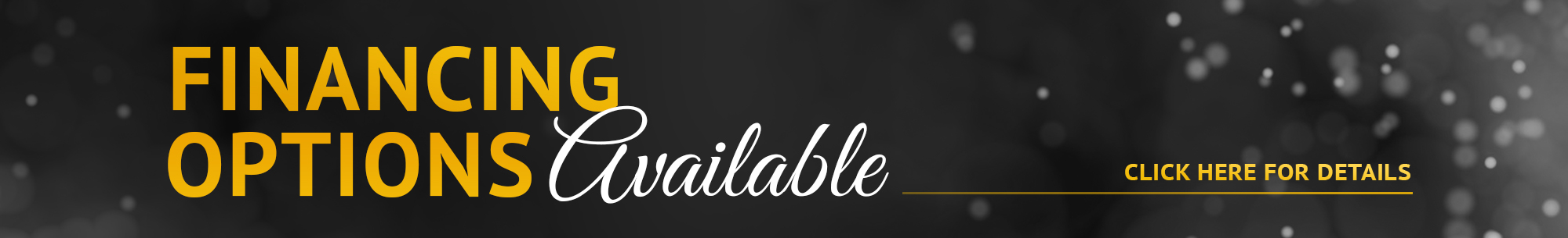 Financing Available